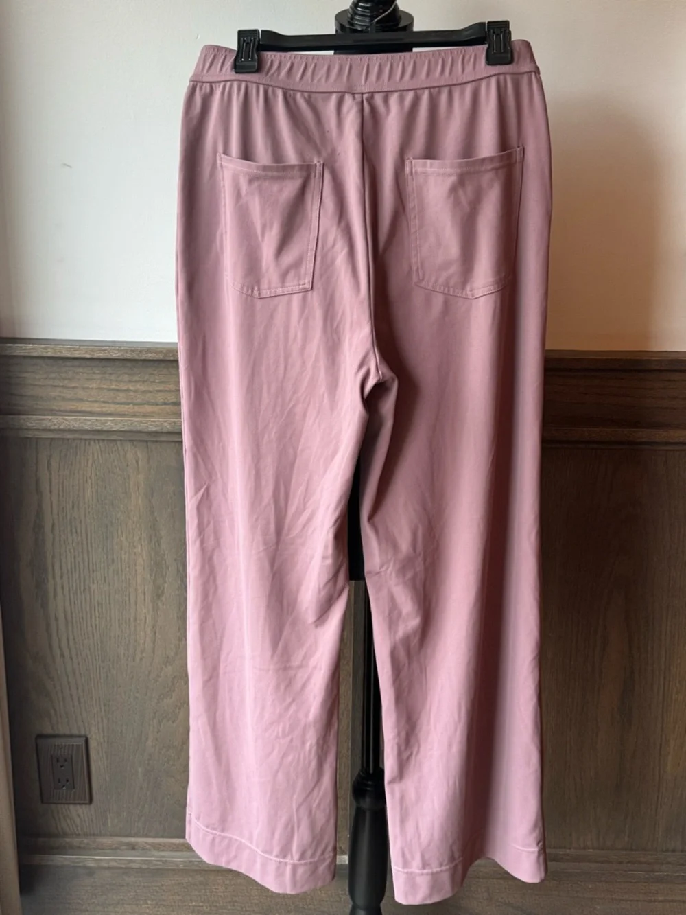 Halara day stretch High-Waist Lavender Wide-Leg Pants with Pockets L - Picture 5 of 6